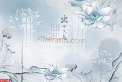 File PSD File tranh gốc dán tường đẹp K78621 (gốc) tách lớp chi tiết