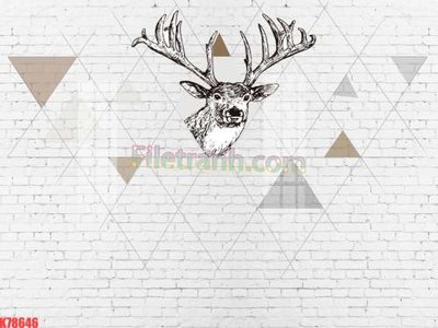 File in mica File tranh gốc dán tường đẹp K78646 (bản gốc) sắc sảo