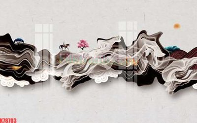 Tải file gốc File tranh gốc dán tường đẹp K78703 (bản PSD) chỉnh sửa được