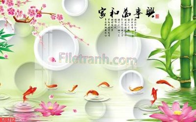 File tranh in tráng gương File tranh gốc dán tường đẹp K78712 (siêu nét)