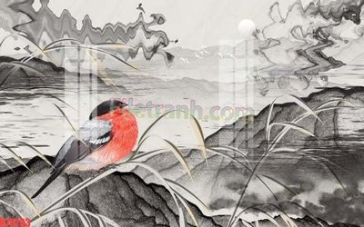 File in trần File tranh gốc dán tường đẹp K78763 (bản gốc) đại dương