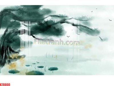 File gốc File tranh gốc dán tường đẹp K78800 (chủ đề hiện đại) trang trí