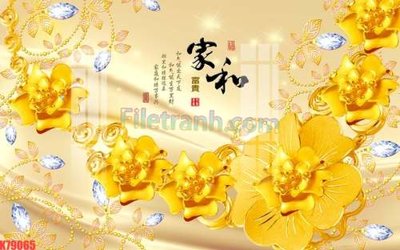 Tải file File tranh gốc dán tường đẹp K79065 (PSD) cho in ấn quảng cáo