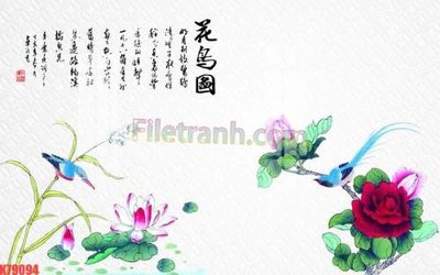 Tải file PSD File tranh gốc dán tường đẹp K79094 (nguyên layer) để in