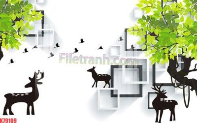 File in trần File tranh gốc dán tường đẹp K79109 (bản gốc) trời sao