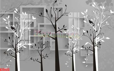 Tải file gốc File tranh gốc dán tường đẹp K79123 (in khổ lớn) không vỡ