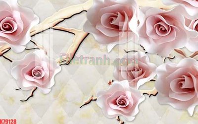 Tệp tin gốc File tranh gốc dán tường đẹp K79128 (dùng cho in) File tranh gốc dán tường đẹp K79128