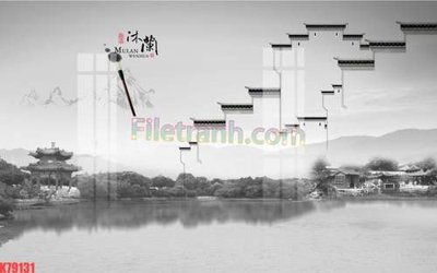 File PSD File tranh gốc dán tường đẹp K79131 (gốc) nhiều lớp (multi-layer)