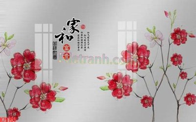 Tải file PSD File tranh gốc dán tường đẹp K79161 (nguyên layer) để in