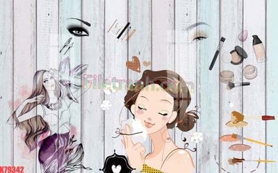 File tranh trang trí File tranh gốc dán tường đẹp K79342 (file gốc)