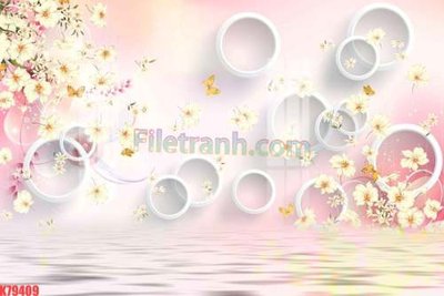 File gốc File tranh gốc dán tường đẹp K79409 (chuẩn màu) cho in offset