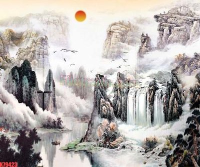 File gốc File tranh gốc dán tường đẹp K79423 (in mica) cắt laser