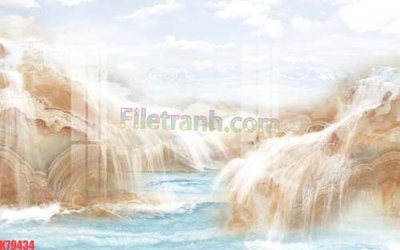 File in lụa File tranh gốc dán tường đẹp K79434 (phong cảnh) File tranh gốc dán tường đẹp K79434