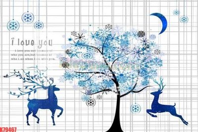 File tranh File tranh gốc dán tường đẹp K79467 (gốc) in backlit film