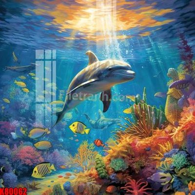 File in trần File tranh gốc tổng hợp K80062 (file gốc) xuyên sáng