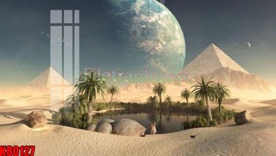 File in lụa File tranh gốc tổng hợp K80127 (phong cảnh) File tranh gốc tổng hợp K80127