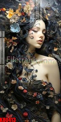 File gốc File tranh gốc tổng hợp K80413 (in mica) làm quà tặng