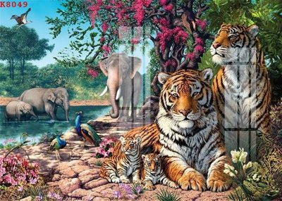 File gốc File gốc in tranh tổng hợp K8049 (phong cách) cổ điển