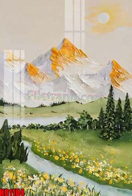 File gốc File tranh gốc tổng hợp K81184 (in mica) làm quà tặng