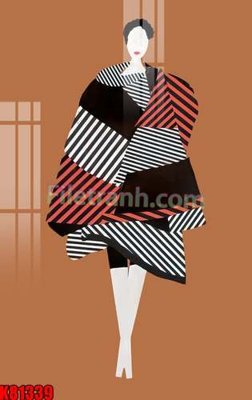 File gốc File tranh gốc tổng hợp K81339 (in lụa) họa tiết 3D