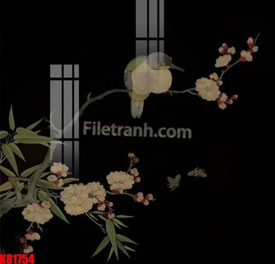 File gốc File tranh gốc tổng hợp K81754 (in lụa) cao cấp