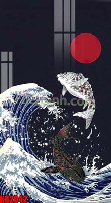 File in mica File tranh gốc tổng hợp K82042 (ảnh gốc) đẹp