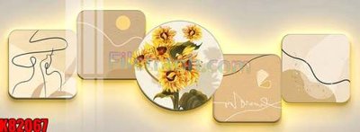 File tranh in mica File tranh gốc tổng hợp K82067 (độ phân giải cao)