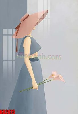 File in trần File tranh gốc tổng hợp K82673 (bản gốc) đại dương