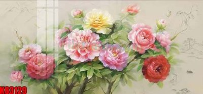 File tranh File tranh gốc tổng hợp K83129 (gốc) in trên kính