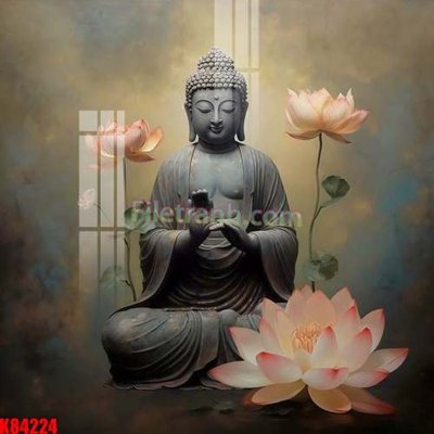 Ảnh gốc File tranh gốc tổng hợp K84224 (nét căng) in mica