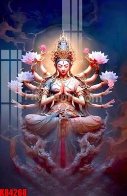 File ảnh File tranh gốc tổng hợp K84268 (gốc) in decal dán tường