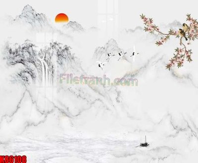 Tải file File tranh gốc tổng hợp K86108 (gốc) chủ đề hoa sen