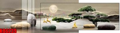 File gốc File tranh gốc tổng hợp K86239 (in lụa) trang trí tường