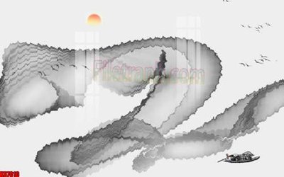 File gốc File gốc in tranh tổng hợp tường nền K87016 (in mica) làm bảng hiệu