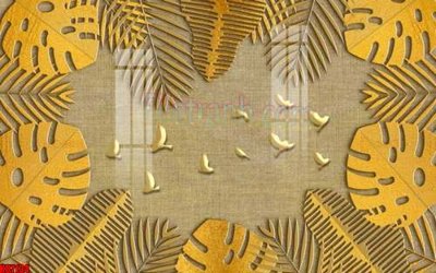 File tranh File gốc in tranh tổng hợp tường nền K87134 (bản gốc) in lụa dán tường