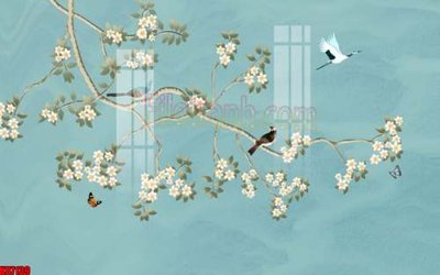 File gốc File gốc in tranh tổng hợp tường nền K87139 (in mica) làm quà tặng