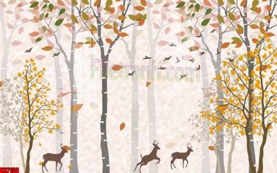 File tranh gốc File gốc in tranh tổng hợp tường nền K87158 chủ đề hiện đại