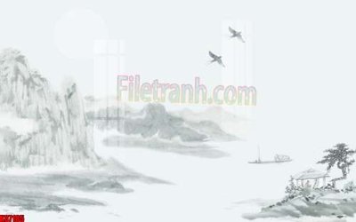 File gốc in mica File gốc in tranh tổng hợp tường nền K87185 chất lượng