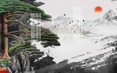 Cung cấp file tranh gốc File gốc in tranh tổng hợp tường nền K87253 độc quyền