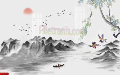 Tải file gốc File gốc in tranh tổng hợp tường nền K87300 (in bạt) quảng cáo