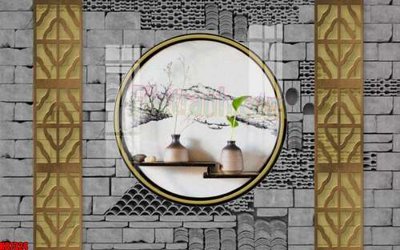 File tranh File gốc in tranh tổng hợp tường nền K87324 (gốc) in vải canvas