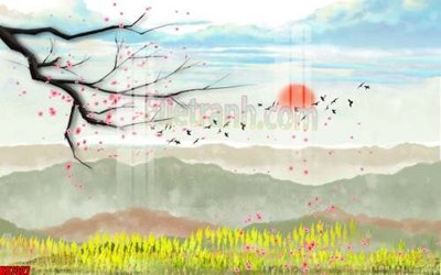 Mua file tranh gốc File gốc in tranh tổng hợp tường nền K87327 tại Filetranh.com