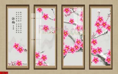 File PSD File gốc in tranh tổng hợp tường nền K87361 (bản gốc) cho nhà in