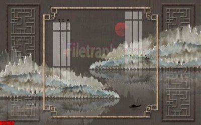 Ảnh gốc file in lụa File gốc in tranh tổng hợp tường nền K87409 chi tiết