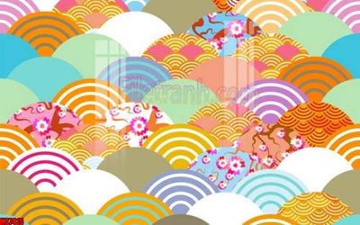 File in mica File gốc in tranh tổng hợp tường nền K87415 (ảnh gốc) đẹp