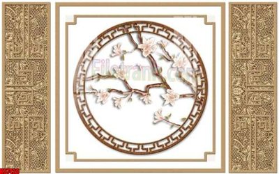 File gốc File gốc in tranh tổng hợp tường nền K87420 (vector) cho in ấn