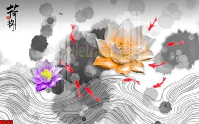 File in trần File gốc in tranh tổng hợp tường nền K87474 (file gốc) xuyên sáng