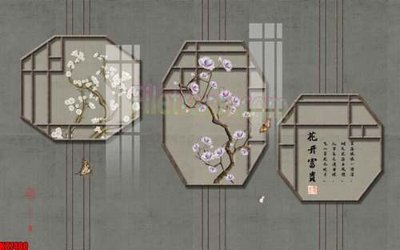 File in ấn File gốc in tranh tổng hợp tường nền K87480 (bản gốc) sắc nét