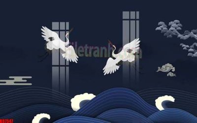 File gốc File gốc in tranh tổng hợp tường nền K87547 (in tráng gương) nghệ thuật