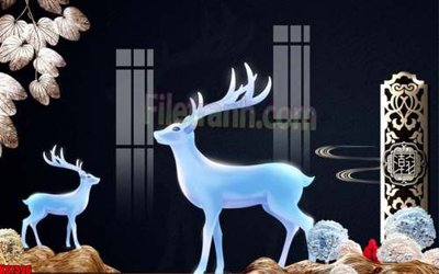 File tranh gốc in trần nhà File gốc in tranh tổng hợp tường nền K87596 3D